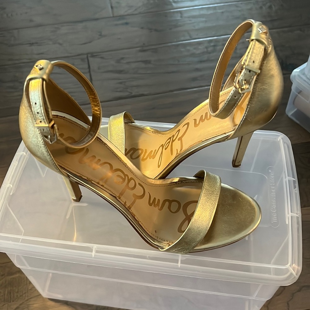 Sam Edelman Gold High Heels